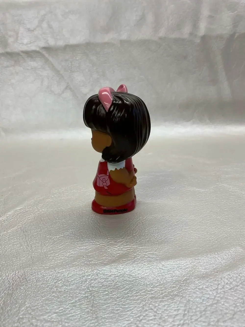 Fisher-Price Little People Mia Figure in Red Dress with Pink Bow